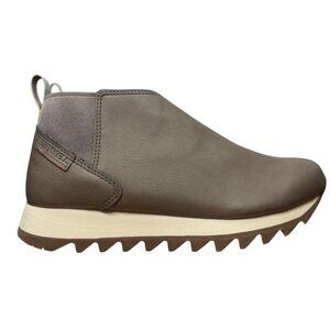 New Merrell Alpine Chelsea Ankle Boots Womens 6 Vegan Leather Taupe J003778